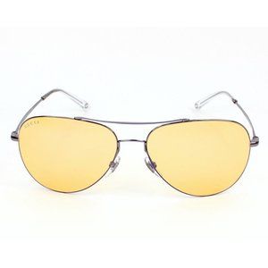 Gucci Yellow Aviator Sunglasses